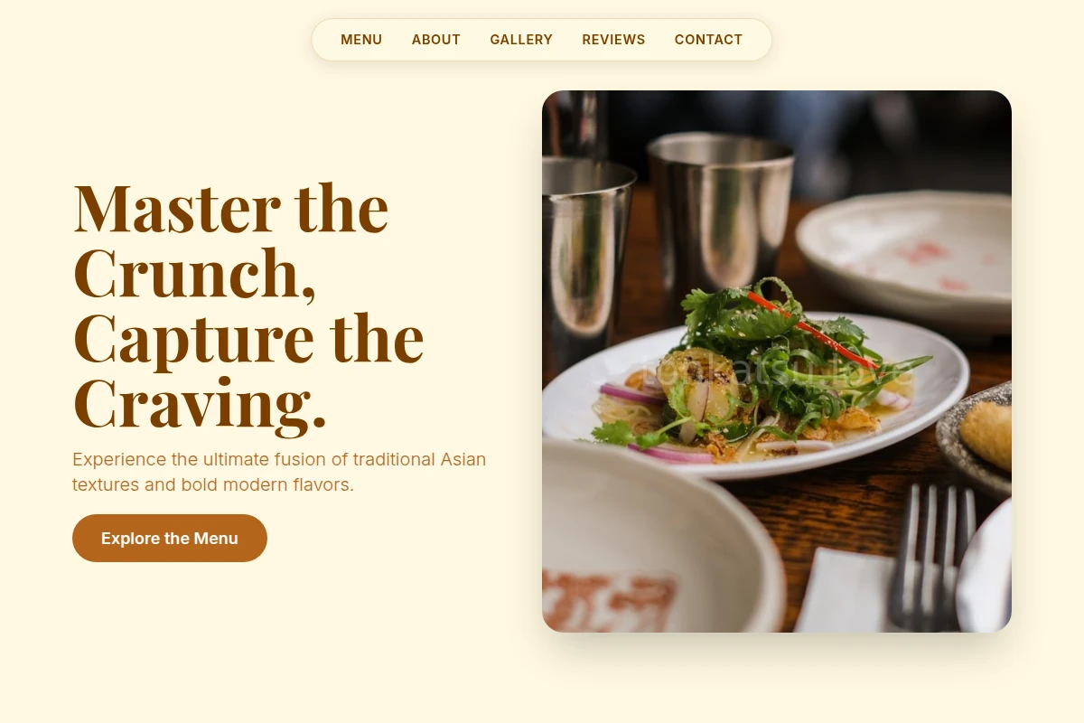 Dining Asian Fusion Food