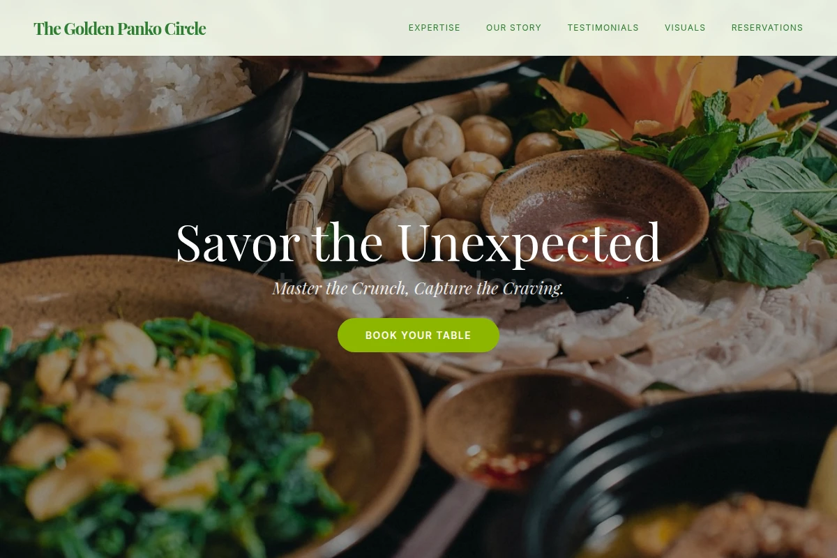 Niche Asian Fusion Food