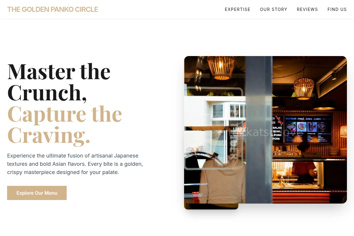 Artisan Asian Fusion Food